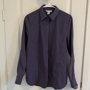 Athleta Deep Purple Collared Shirt